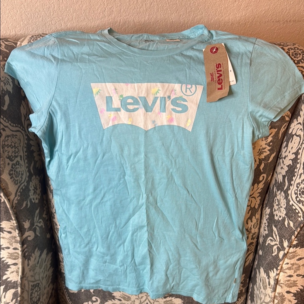 Levi's Sky Blue Logo Tee